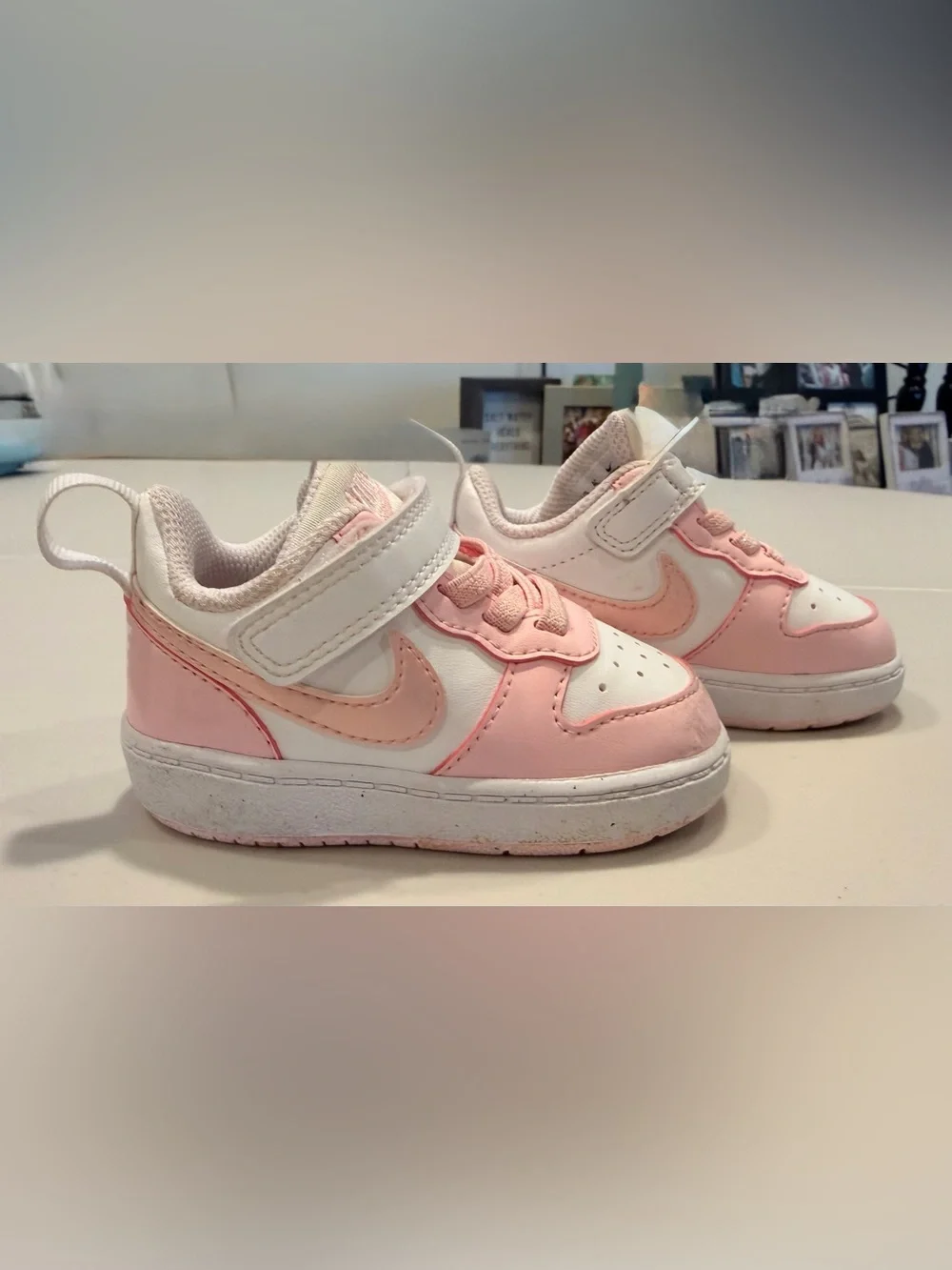 NIKE | Toddler Girls Court Borough Low Recraft sneaker. Size: 4C